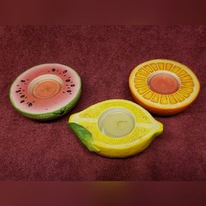Vintage Party Lite fruit candle BUNDLE